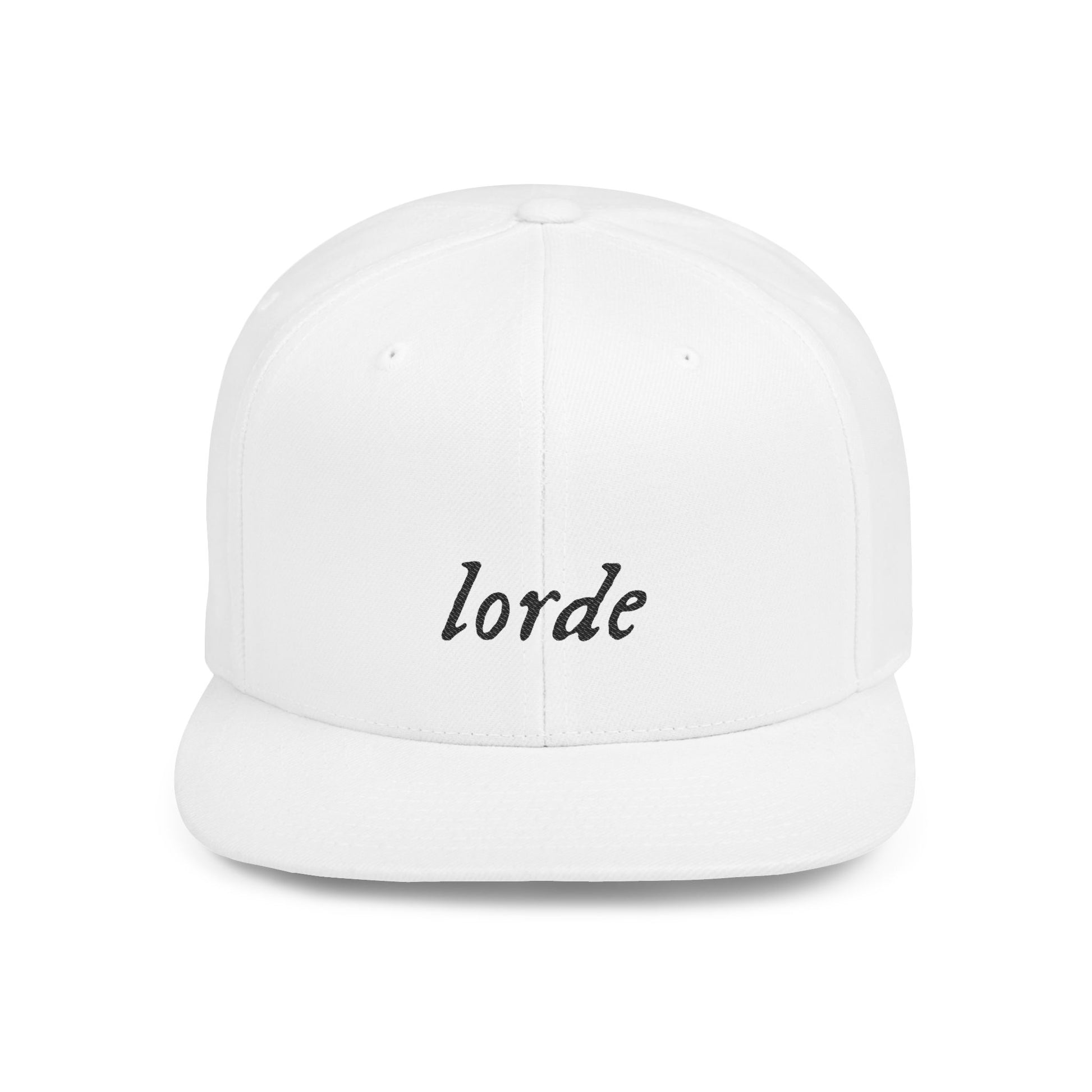 Classic Blackout Flat Bill Snapback - snazzymerch