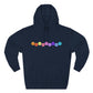 Color Pop Seventeen Three-Panel Fleece Hoodie - snazzymerch
