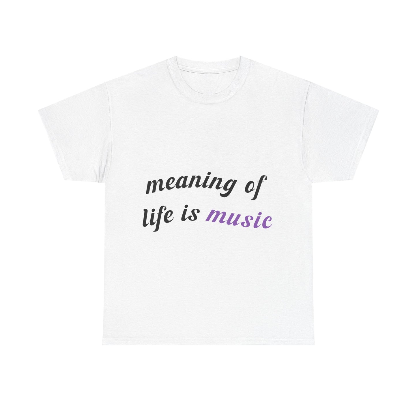Feel the Music Vibe Unisex Heavy cotton tee Printify