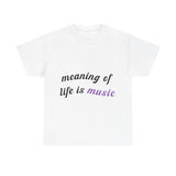 Feel the Music Vibe Unisex Heavy cotton tee Printify