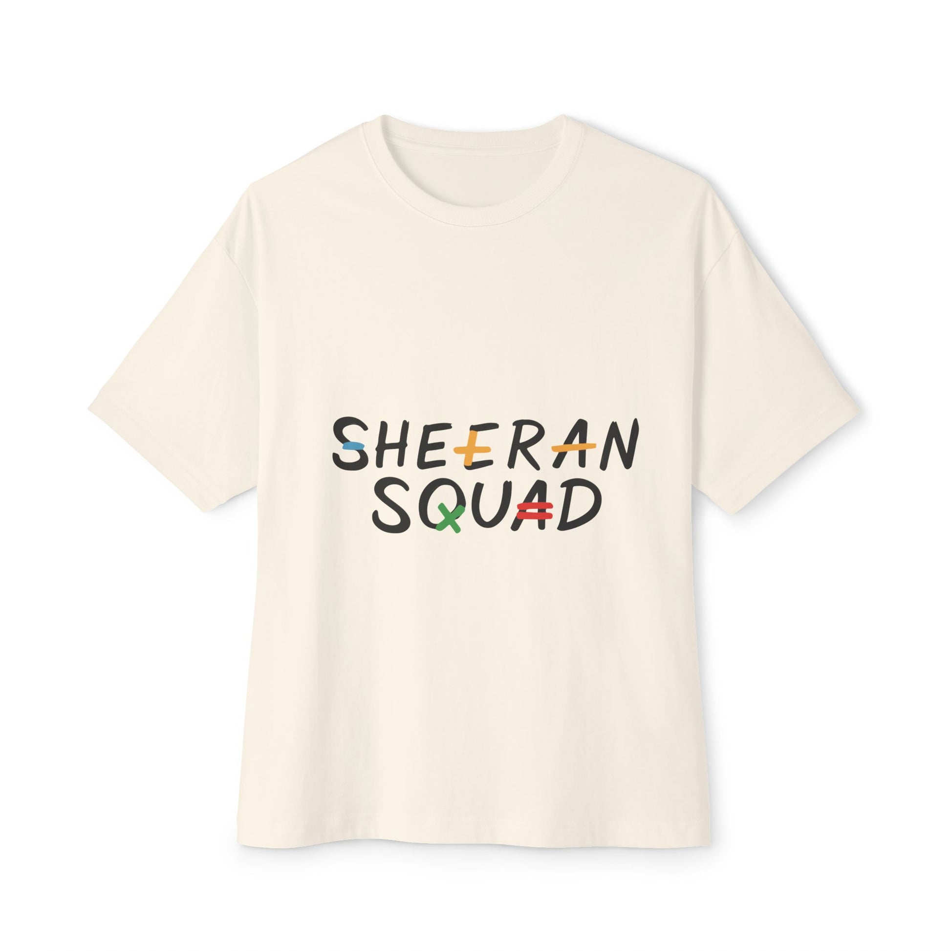 Sheeran Squad Oversized Boxy Tee | SnazzyMerch