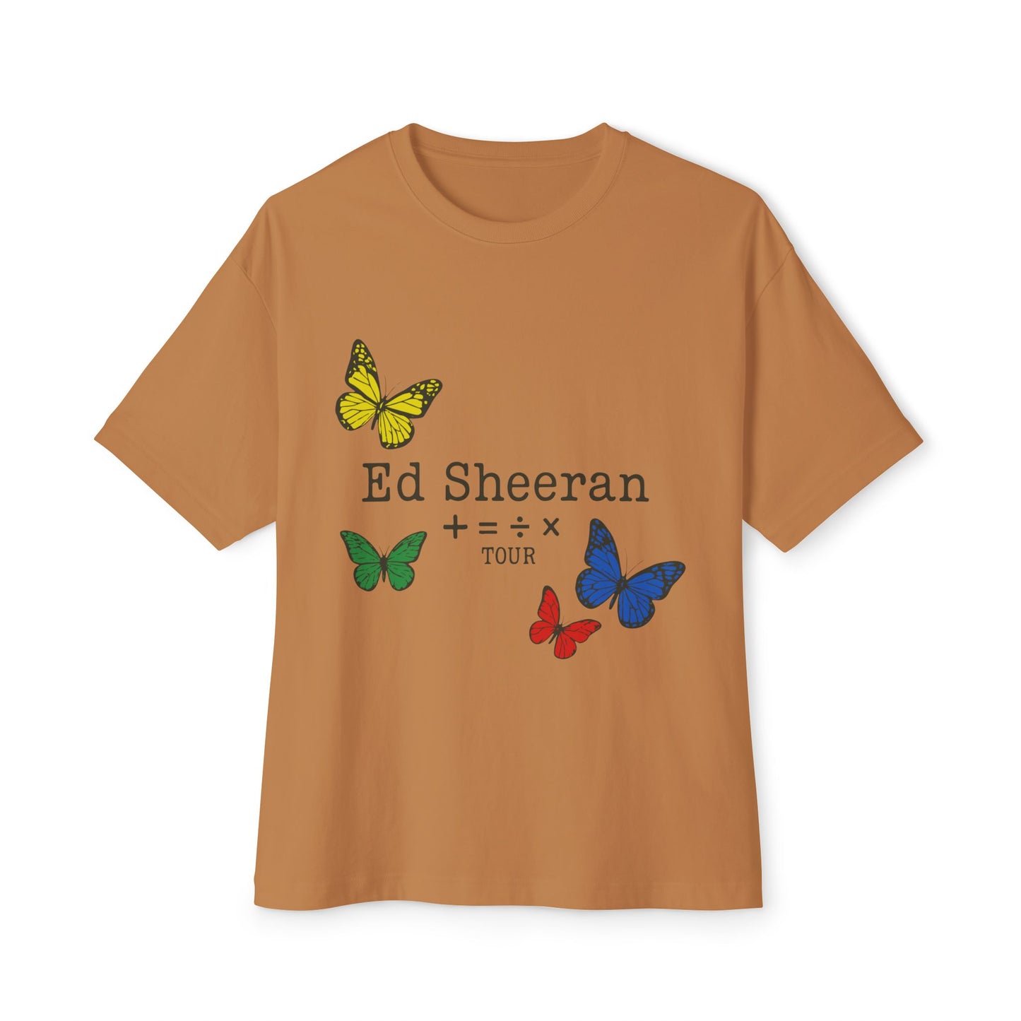 Ed Sheeran Butterfly Boxy Tee | Oversized Fit