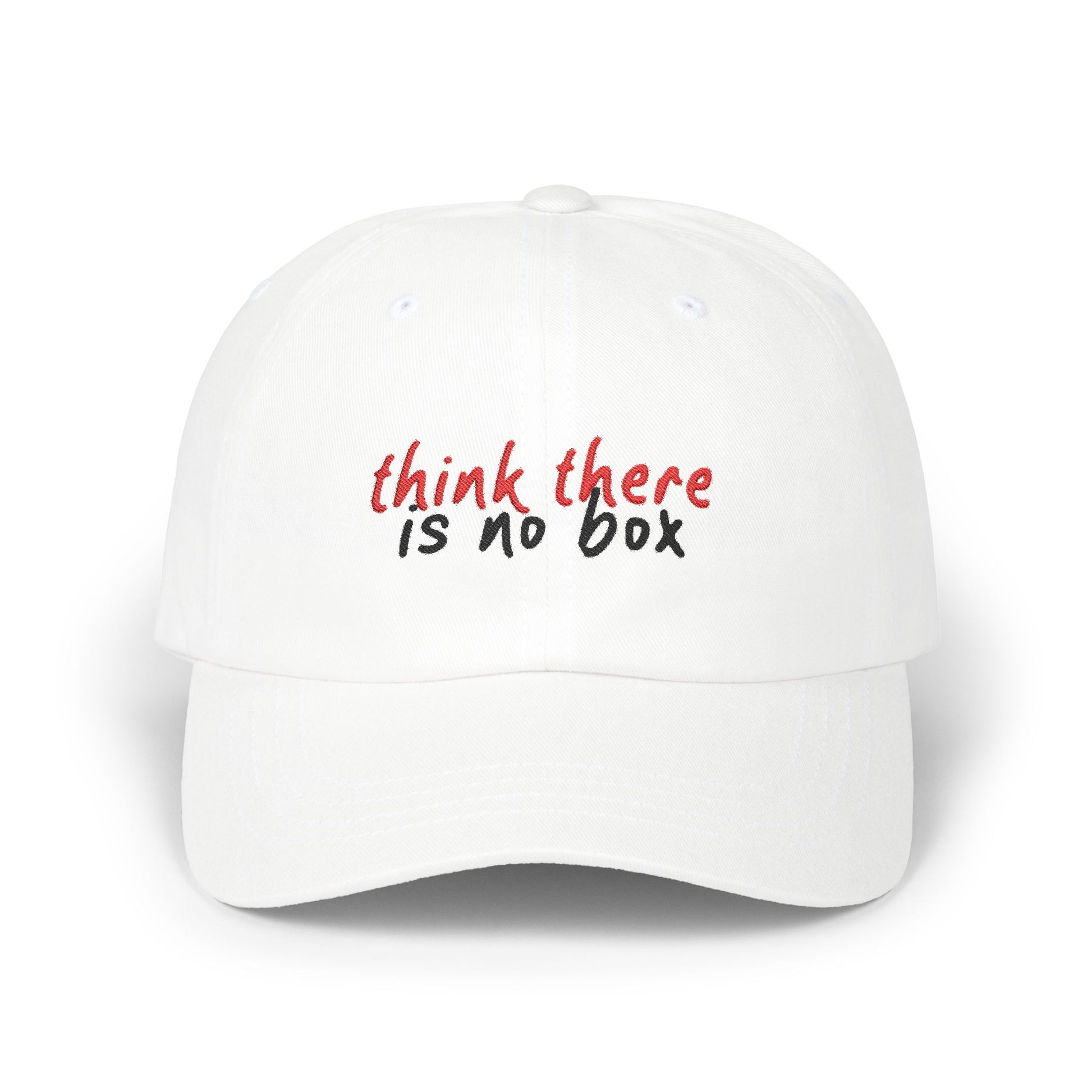 Think There Handwritten Classic Dad Cap - snazzymerch