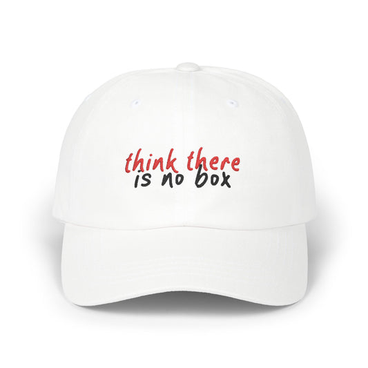 Think There Handwritten Classic Dad Cap - snazzymerch