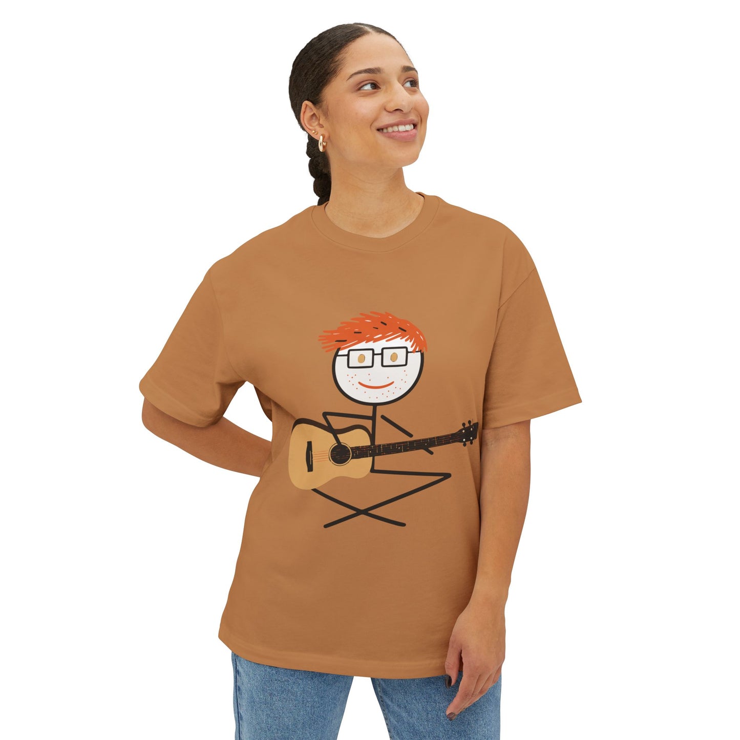 Ed Sheeran Guitar Boxy Tee | Oversized Fit