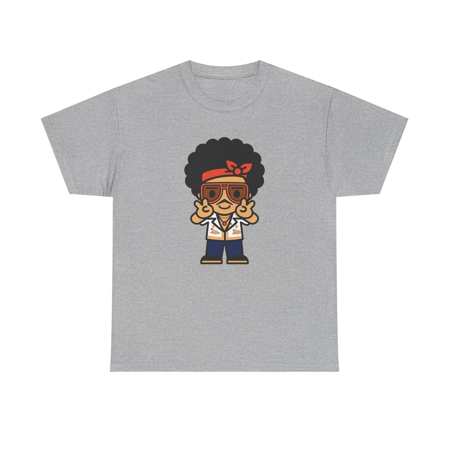 Afro Disco Mood Unisex Heavy cotton Tee Printify