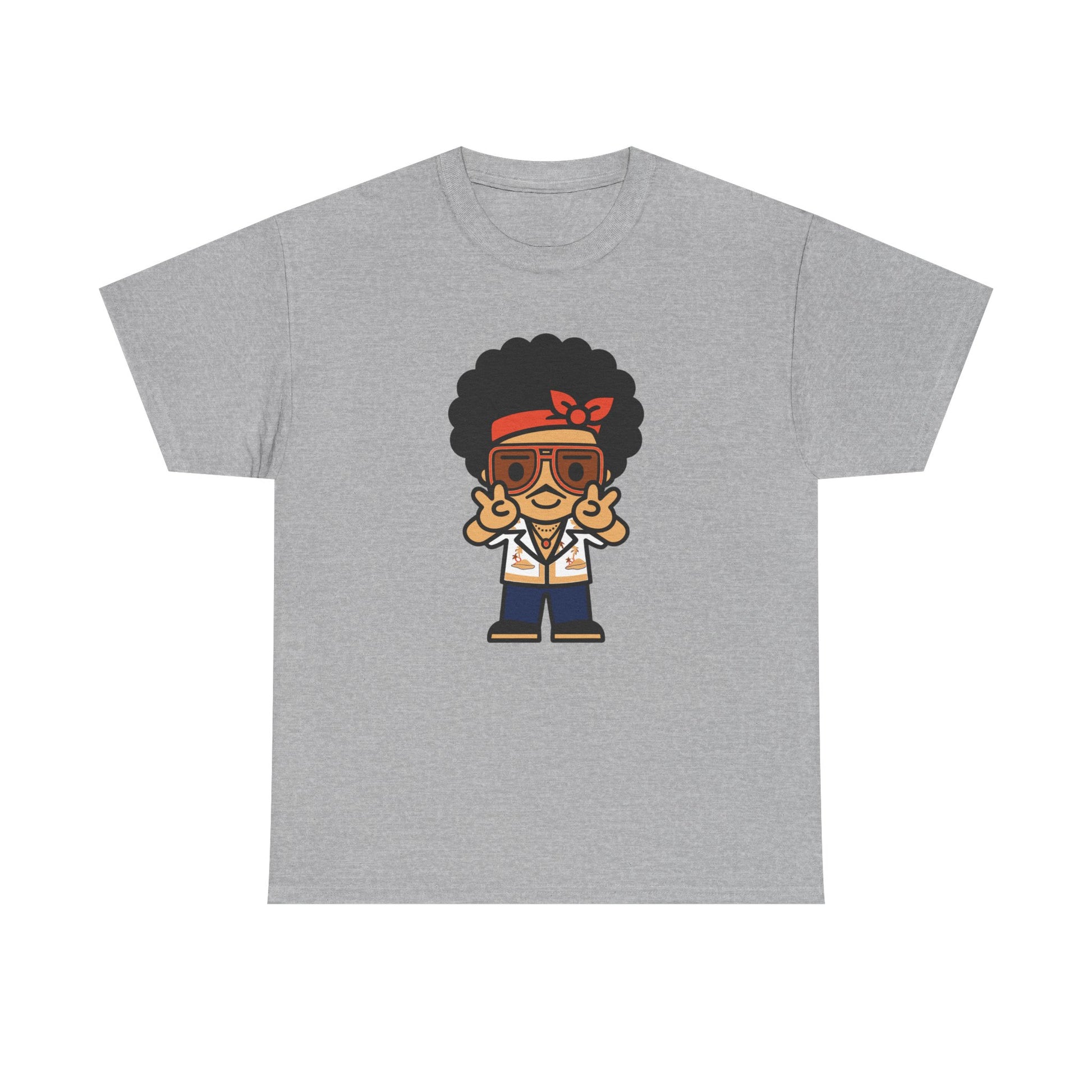 Afro Disco Mood Unisex Heavy cotton Tee Printify