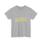 Open Vibes Yellow Script Unisex Heavy cotton Tee Printify