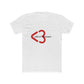 Minimal Heart Symbol Unisex Cotton Tee - snazzymerch