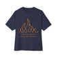 Flame Unisex Oversized Boxy Tee - snazzymerch
