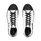 Heart Beats Louder High Top Sneakers - snazzymerch