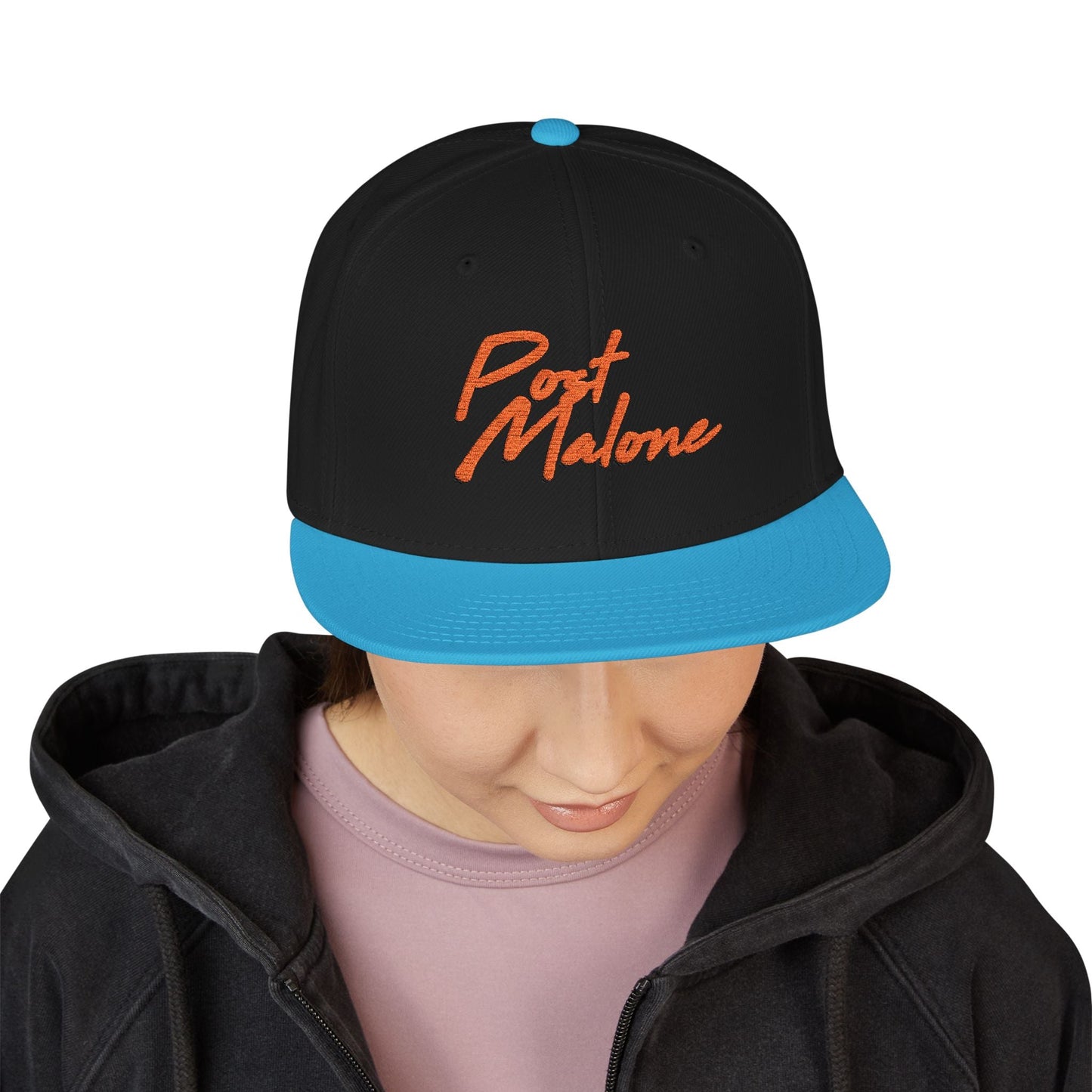 Snapback (Embroidery) – Post Melone Name Design Printify