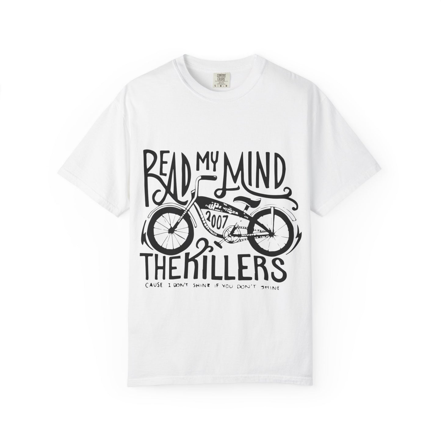 Dot Matrix-Inspired Unisex Garment-Dyed T-shirt - snazzymerch