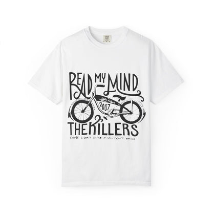 Dot Matrix-Inspired Unisex Garment-Dyed T-shirt - snazzymerch