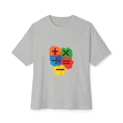 Copy of Copy of Copy of  Orange Divide Symbol Oversized Boxy Tee Printify