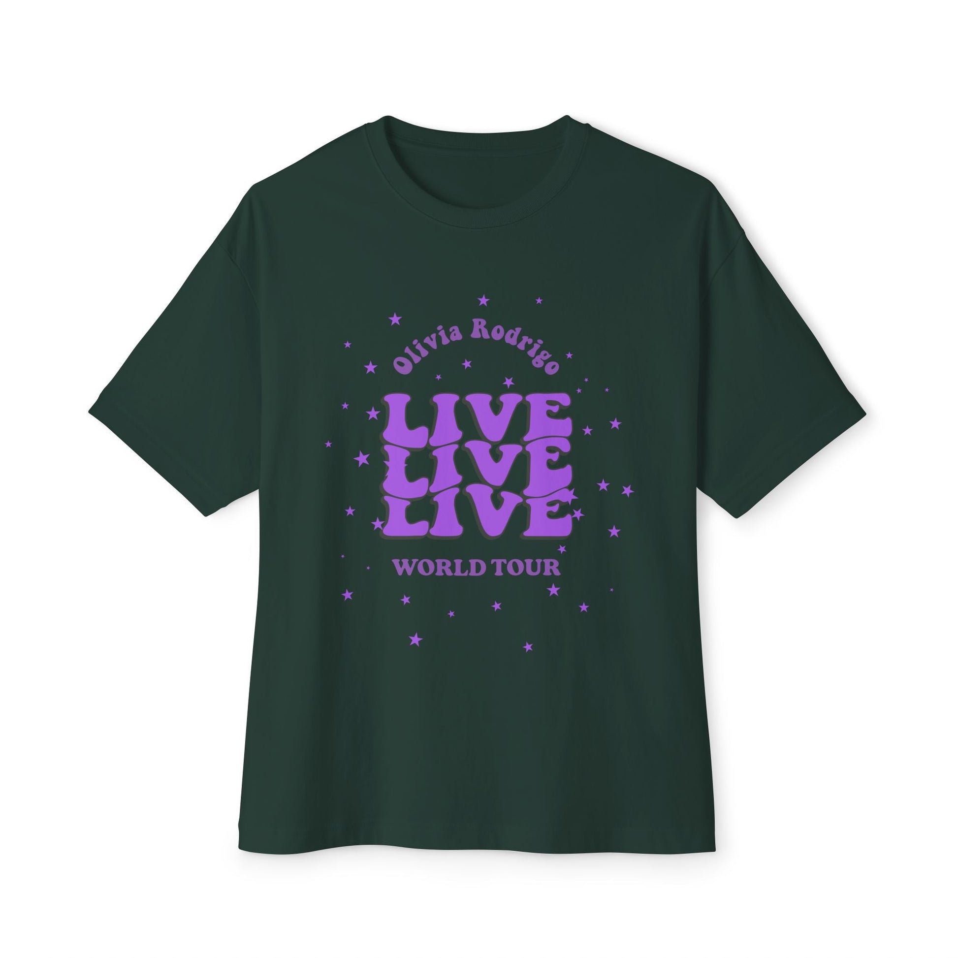 Olivia Rodrigo Live World Tour-Oversized Tee Printify