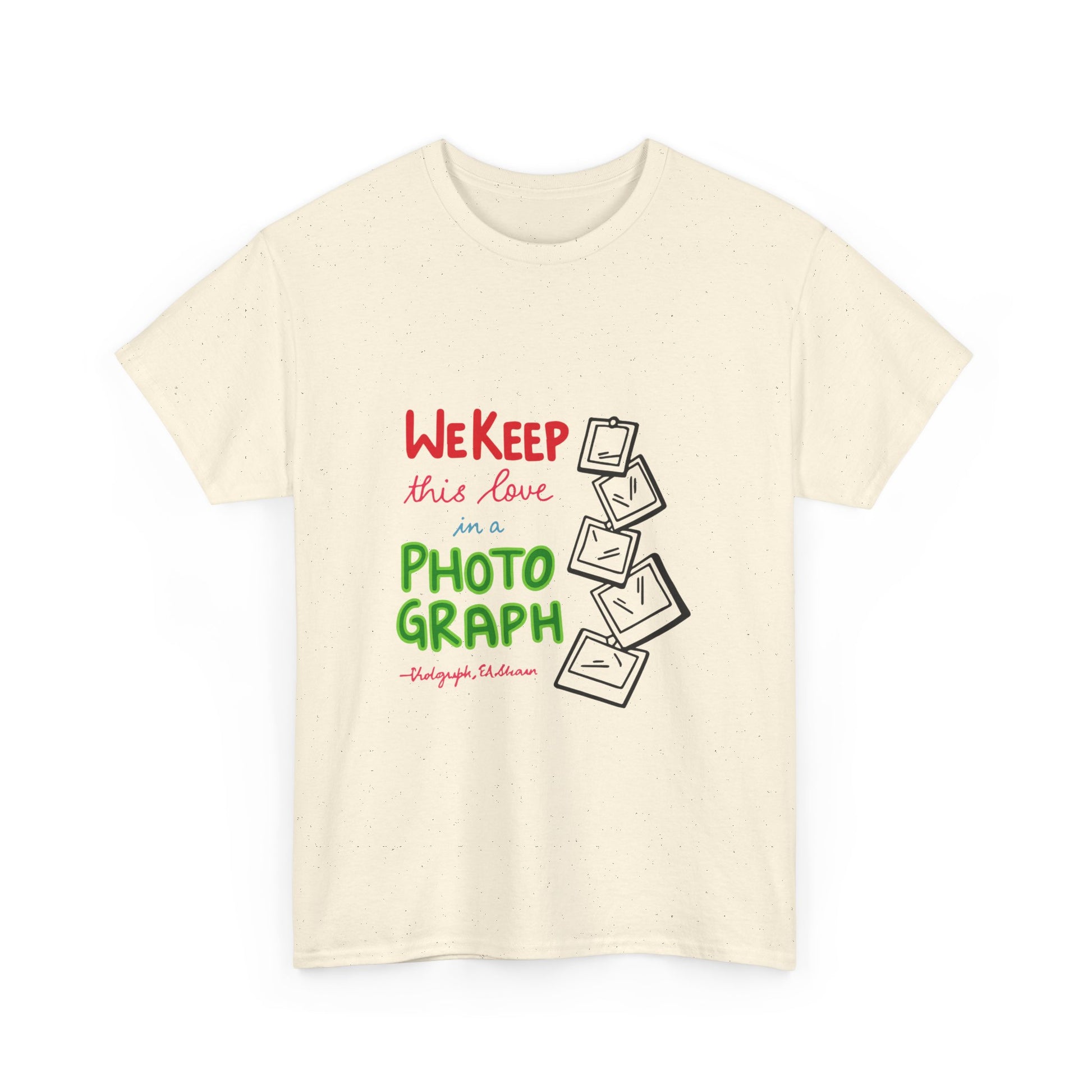 White Paw Print Unisex Heavy Cotton Tee Printify