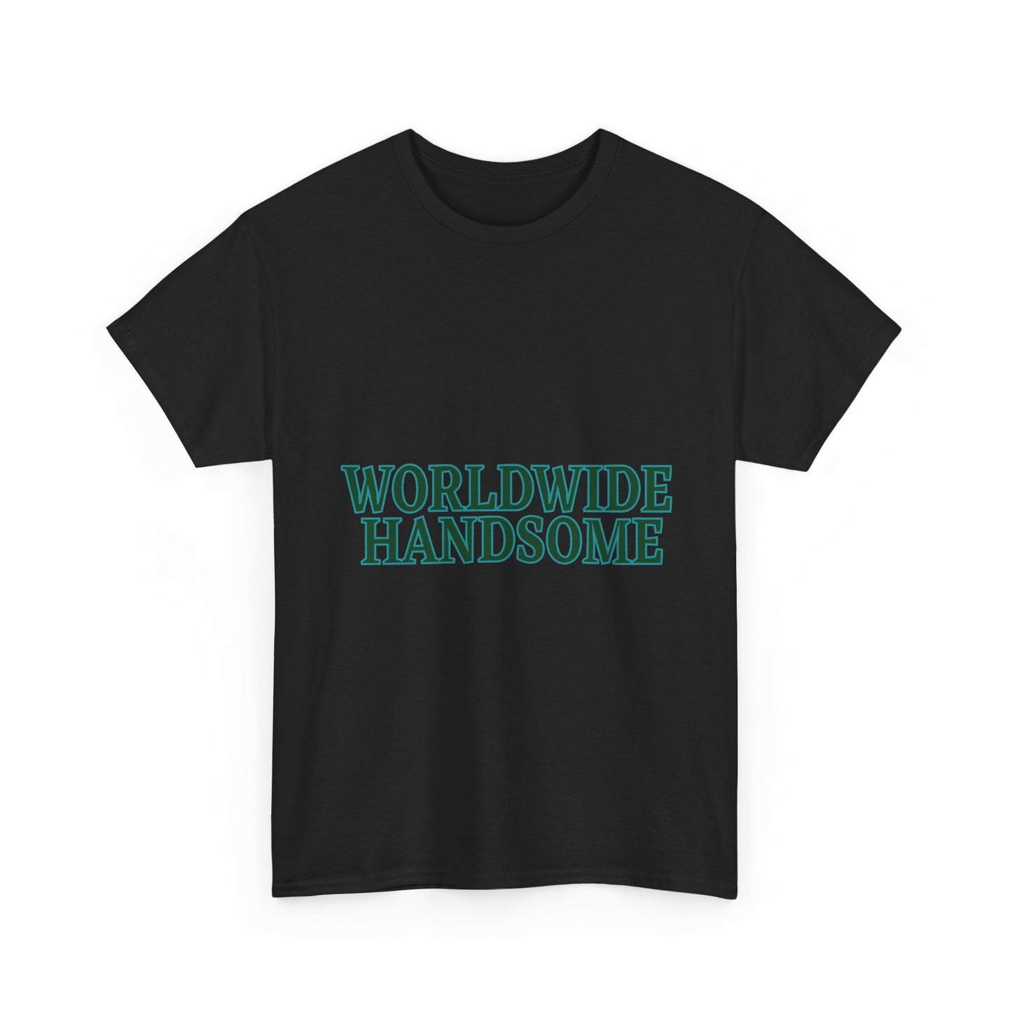 Global Handsome Typography Unisex Heavy Cotton Tee - snazzymerch