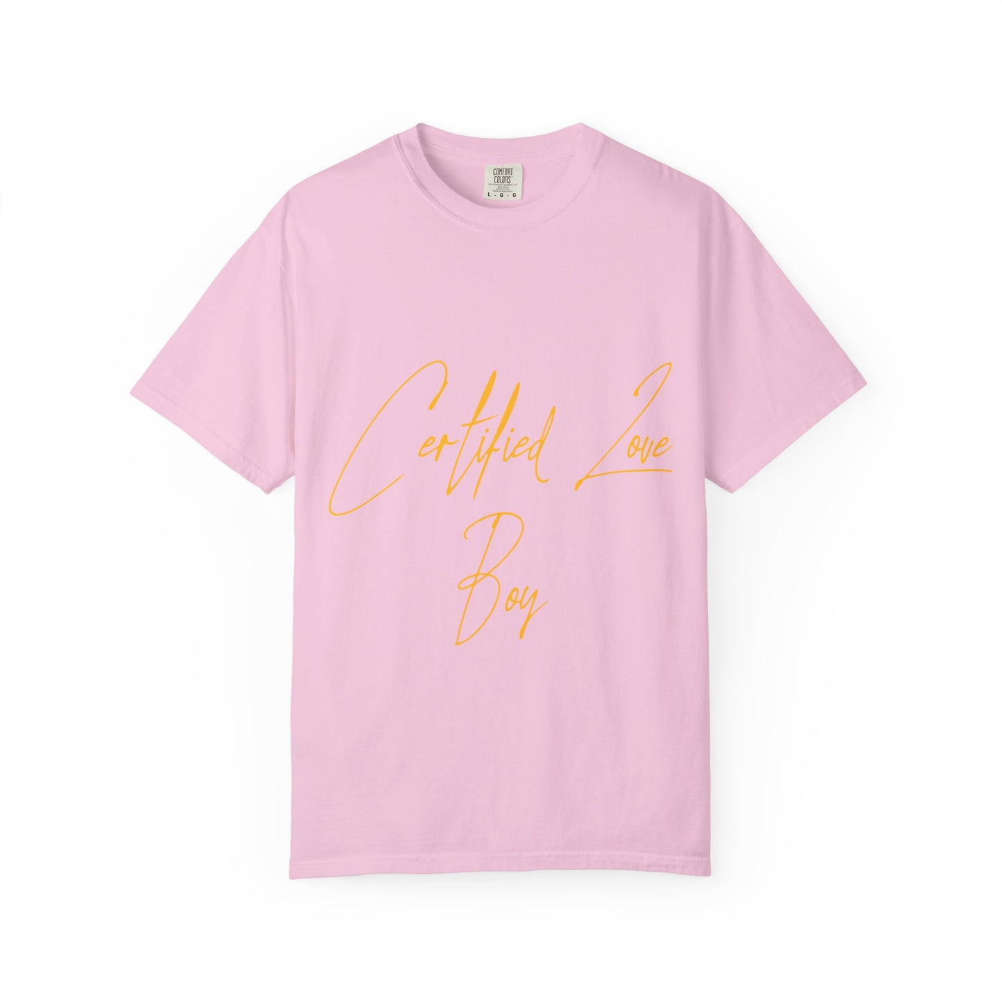 Certified Lover Boy Script Dyed Tshirt Printify