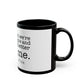 Strong & Brave Black Mug (11oz, 15oz) - snazzymerch