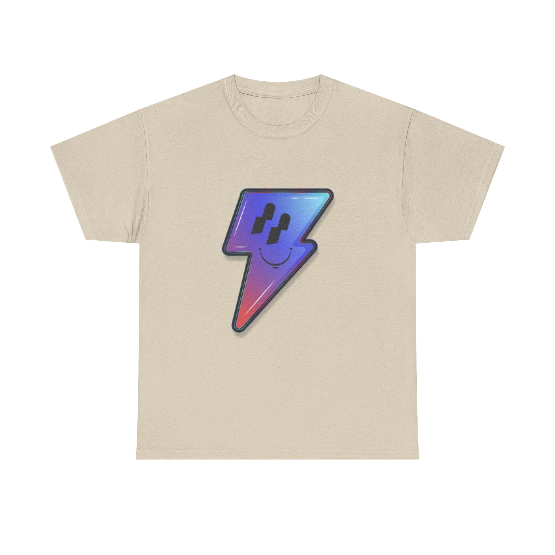 Smiley Charge Pop Unisex Heavy cotton tee Printify