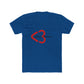 Minimal Heart Symbol Unisex Cotton Tee - snazzymerch