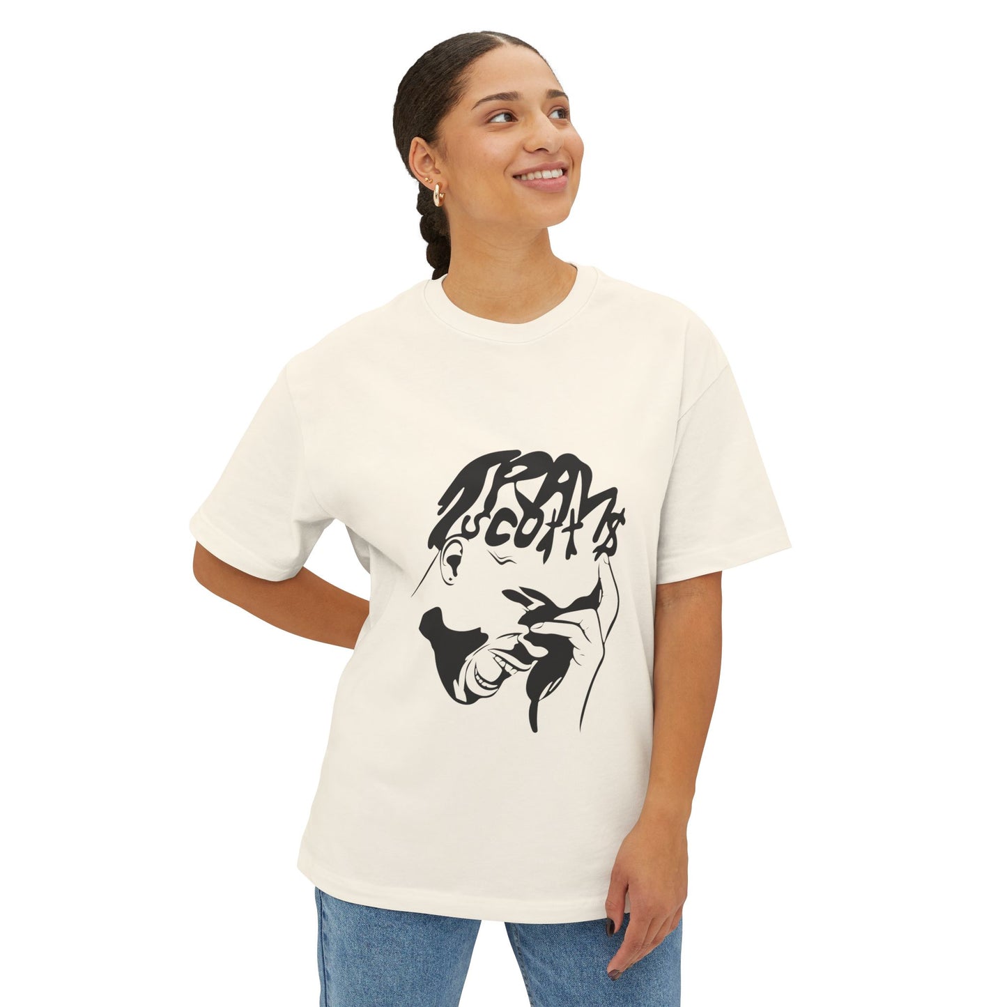 Stargazer Unisex Oversized Boxy Tee - snazzymerch