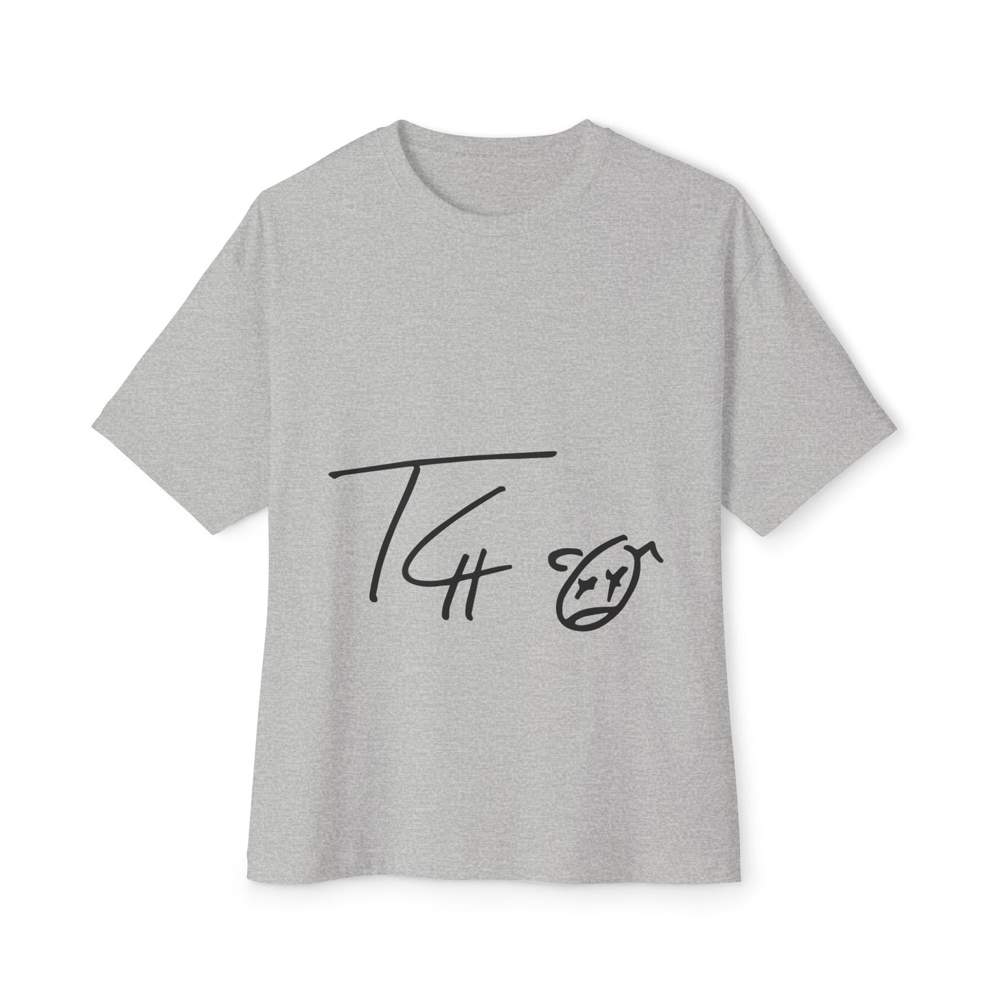 Lunar Echo Unisex Oversized Boxy Tee - snazzymerch