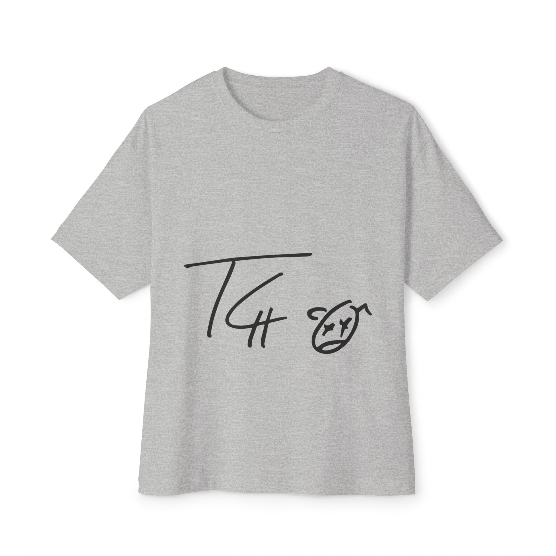 Lunar Echo Unisex Oversized Boxy Tee - snazzymerch