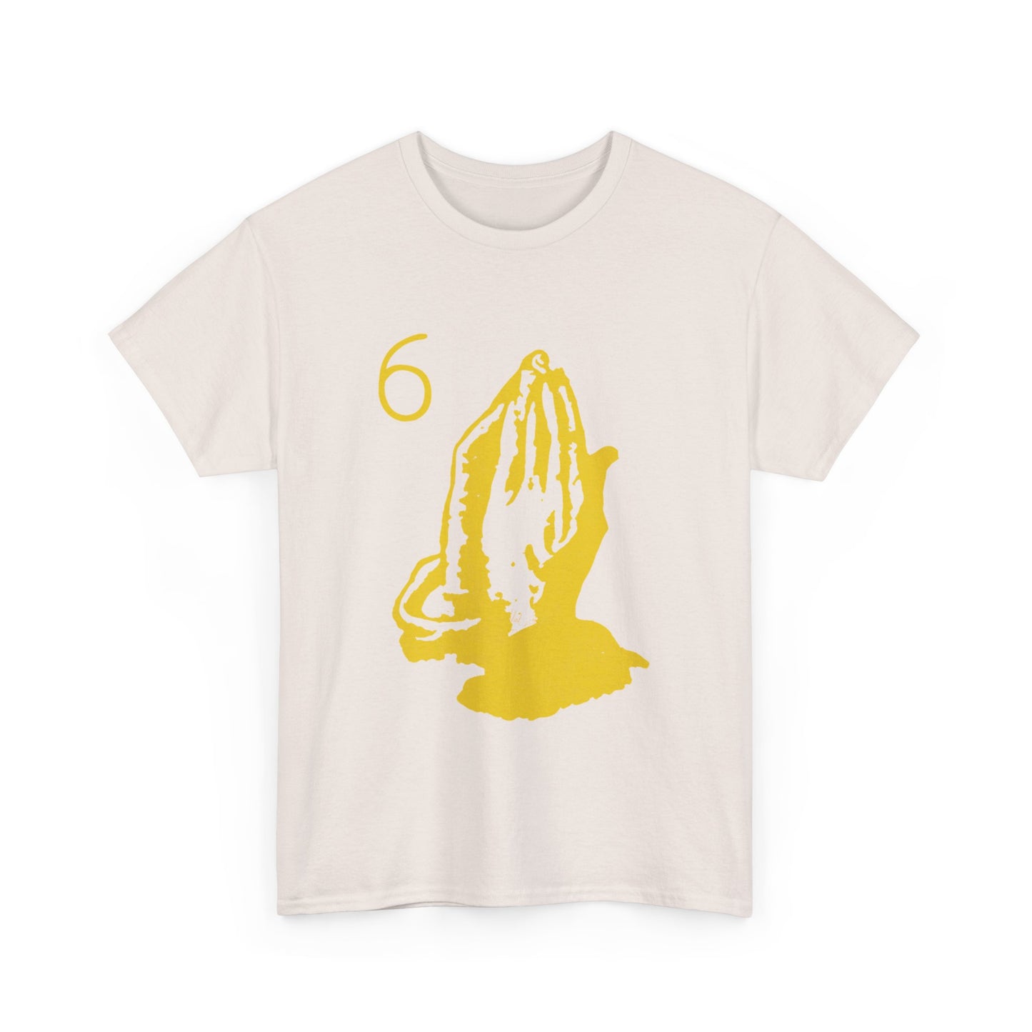 6 God Prayer Hands Heavy Cotton Tee Printify