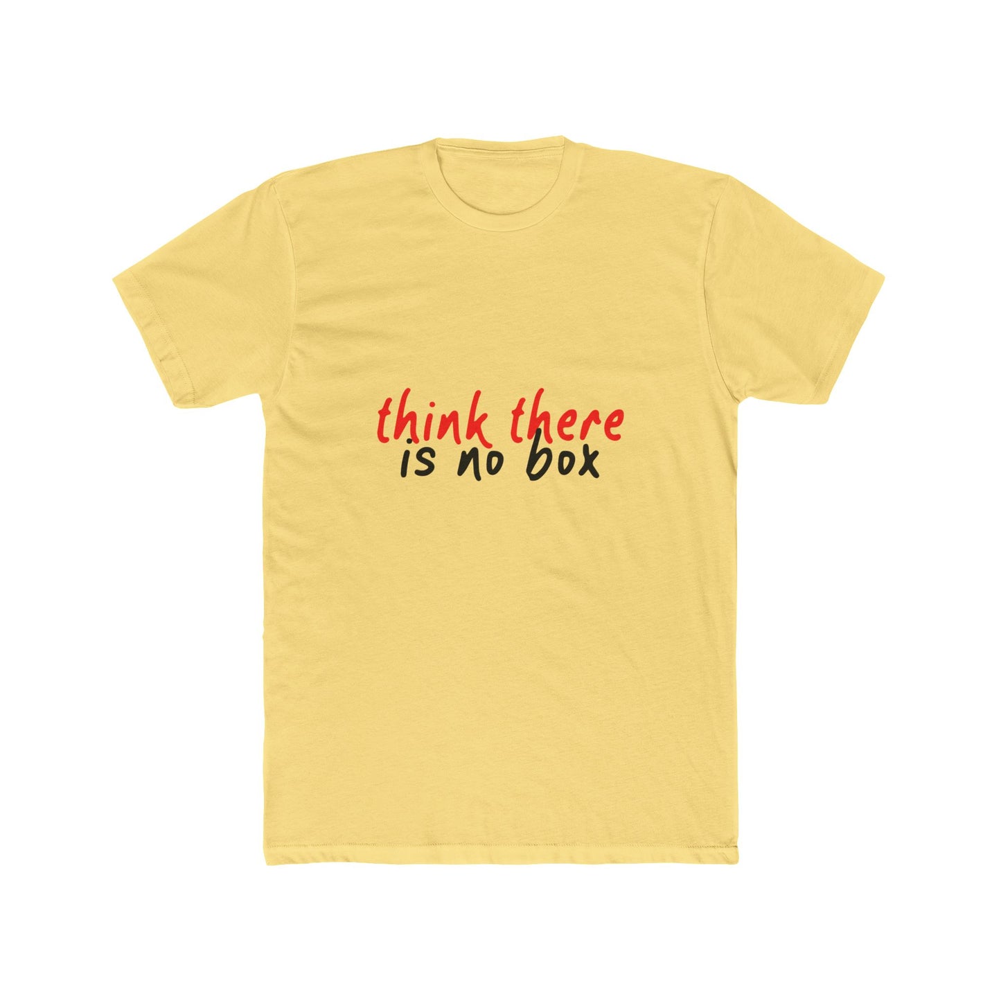Think There Handwritten Unisex Cotton Tee - snazzymerch