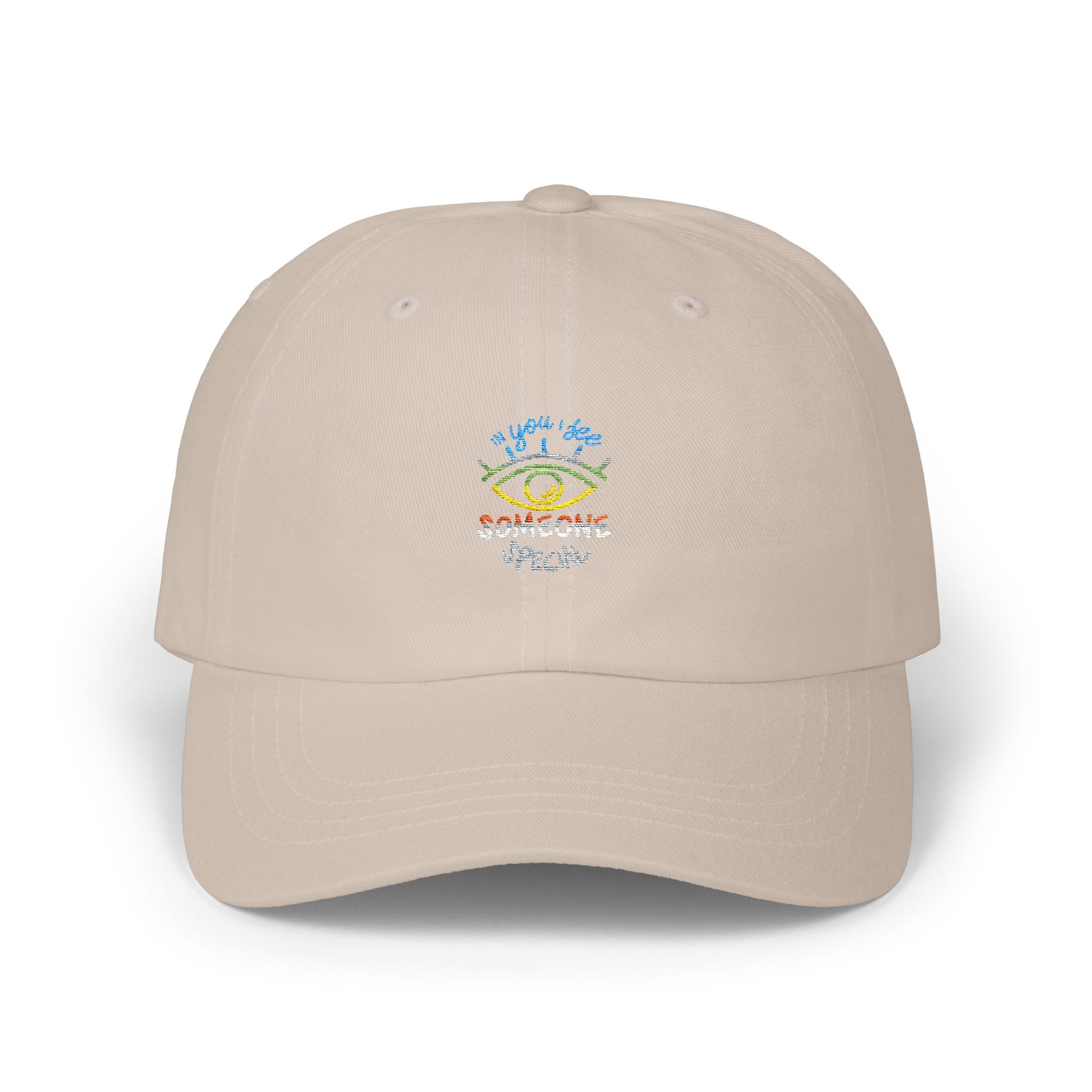 Vibrant Eye and Text Classic dad cap Printify
