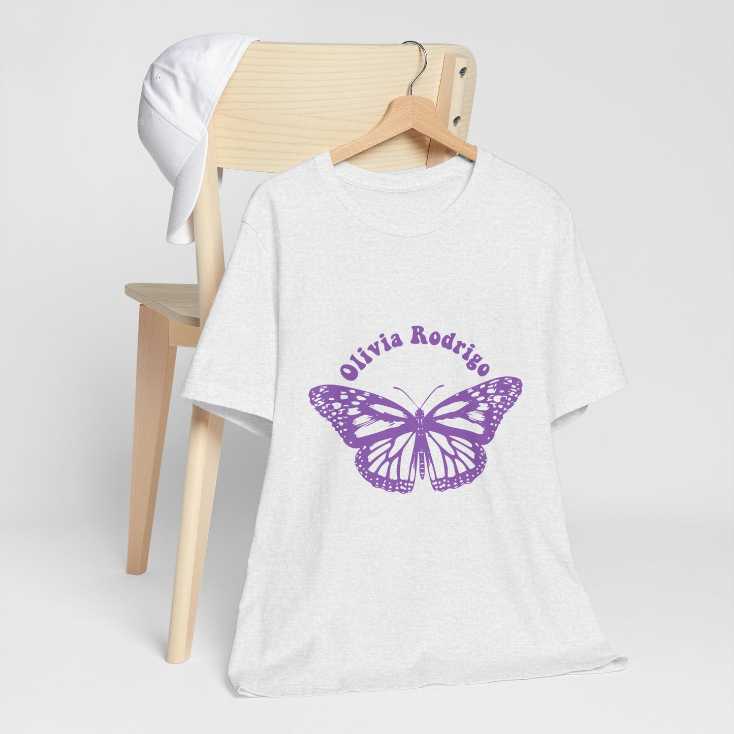 Olivia Rodrigo Unisex Jersey Short Sleeve Tee - With Butterfly Printify