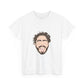 Minimalist Tongue Out Cartoon Face Unisex Heavy cotton Tee Printify