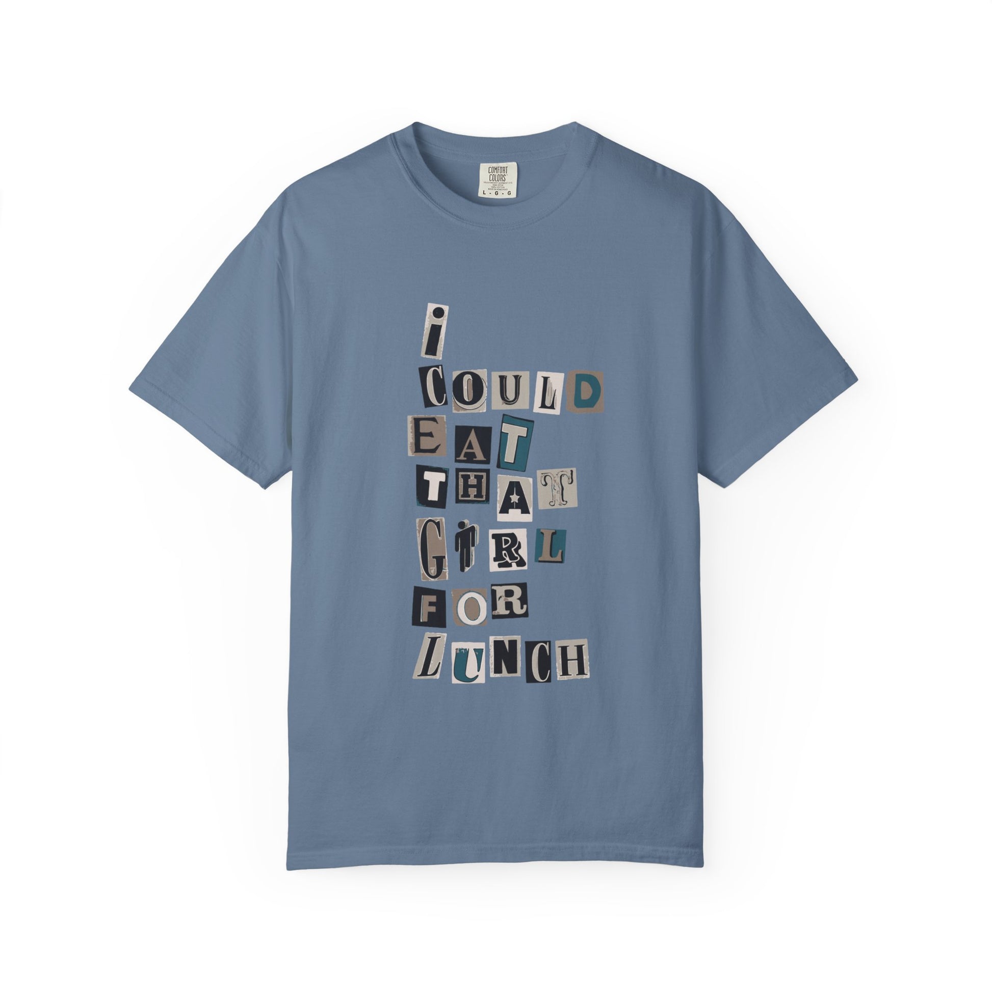 Billie Eilish Inspired Dyed T-shirt – Mixed Message Collage Edition Printify