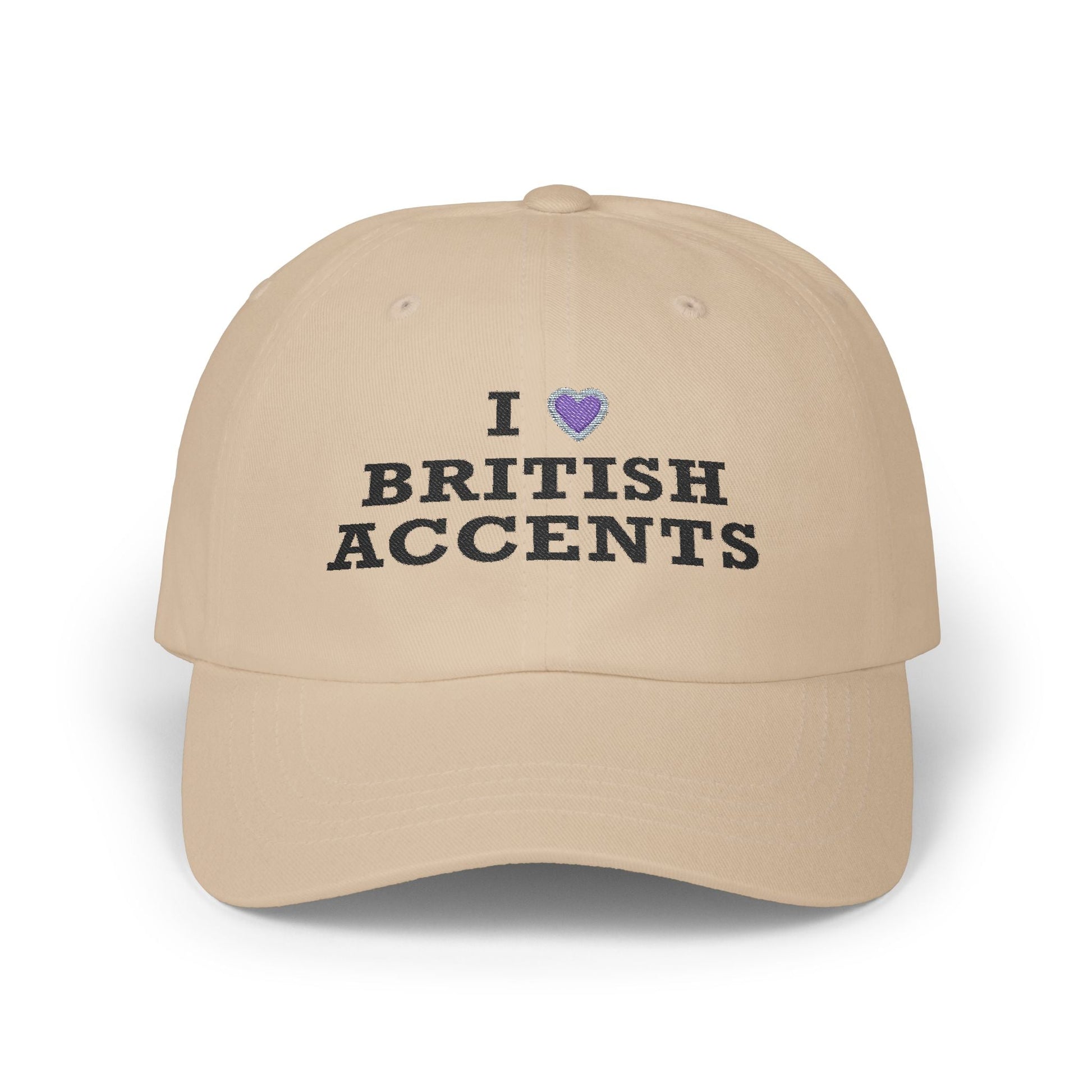 I Love British Accents Classic Dad Cap Printify