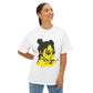 Neon Mood Portrait Oversized T-Shirt – Vibrant Streetwear Edition Printify