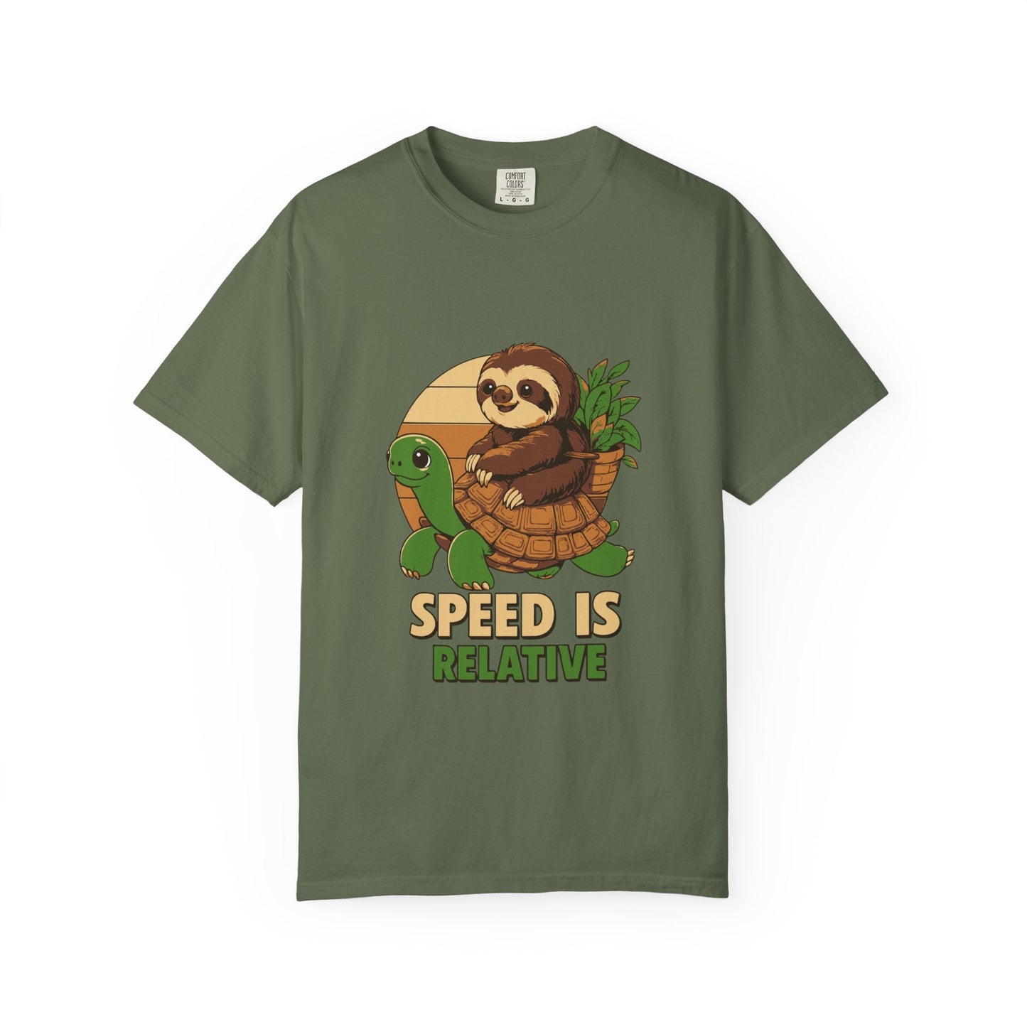 Dyed T-shirt – Snazzy Speed Edition Printify