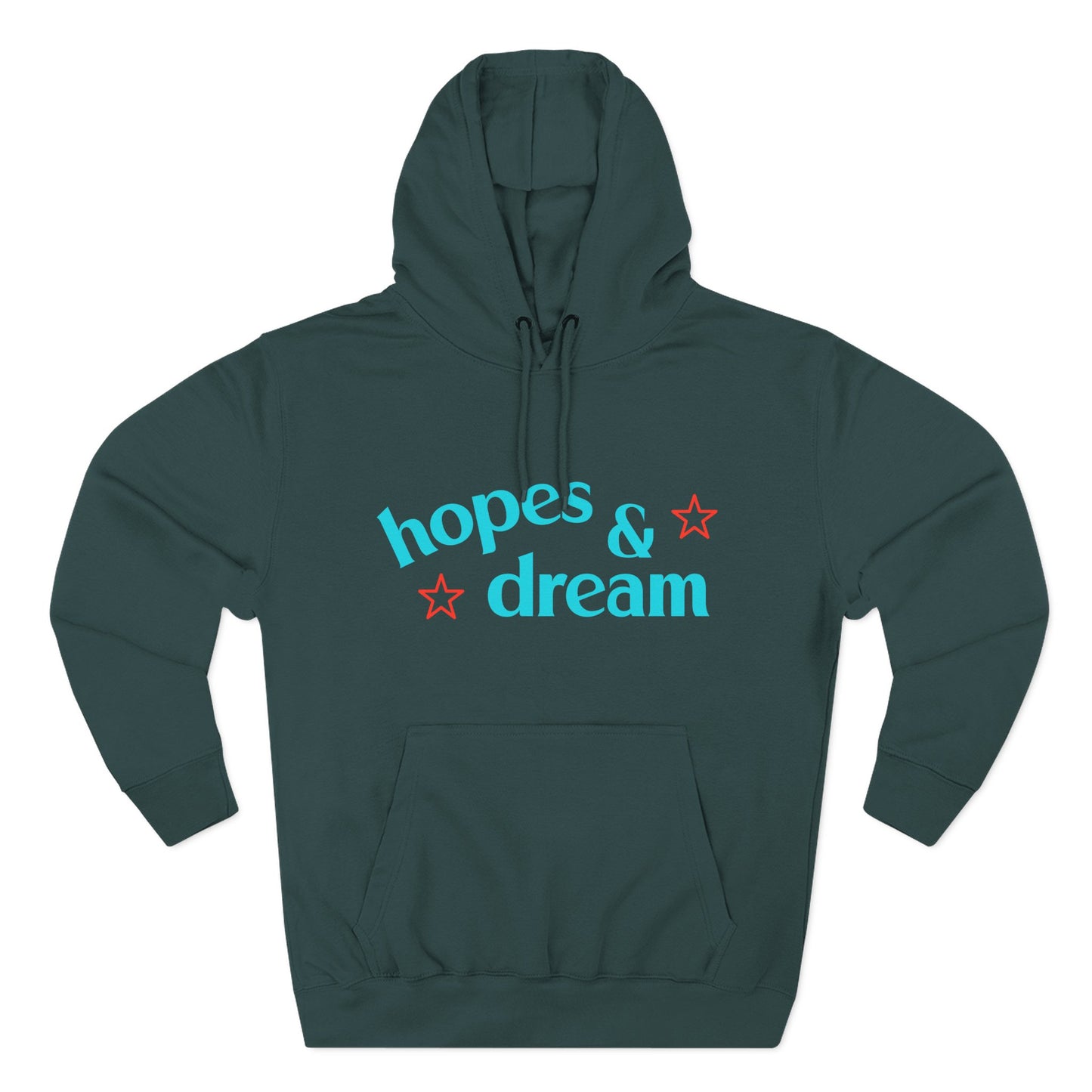 Hopes & Dreams Star Three-Panel Fleece Hoodie - snazzymerch