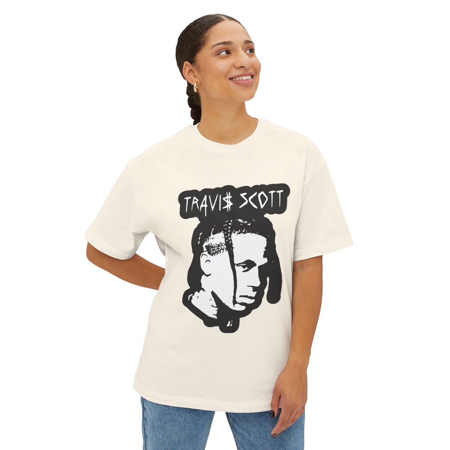 Neon Mirage Unisex Oversized Boxy Tee - snazzymerch