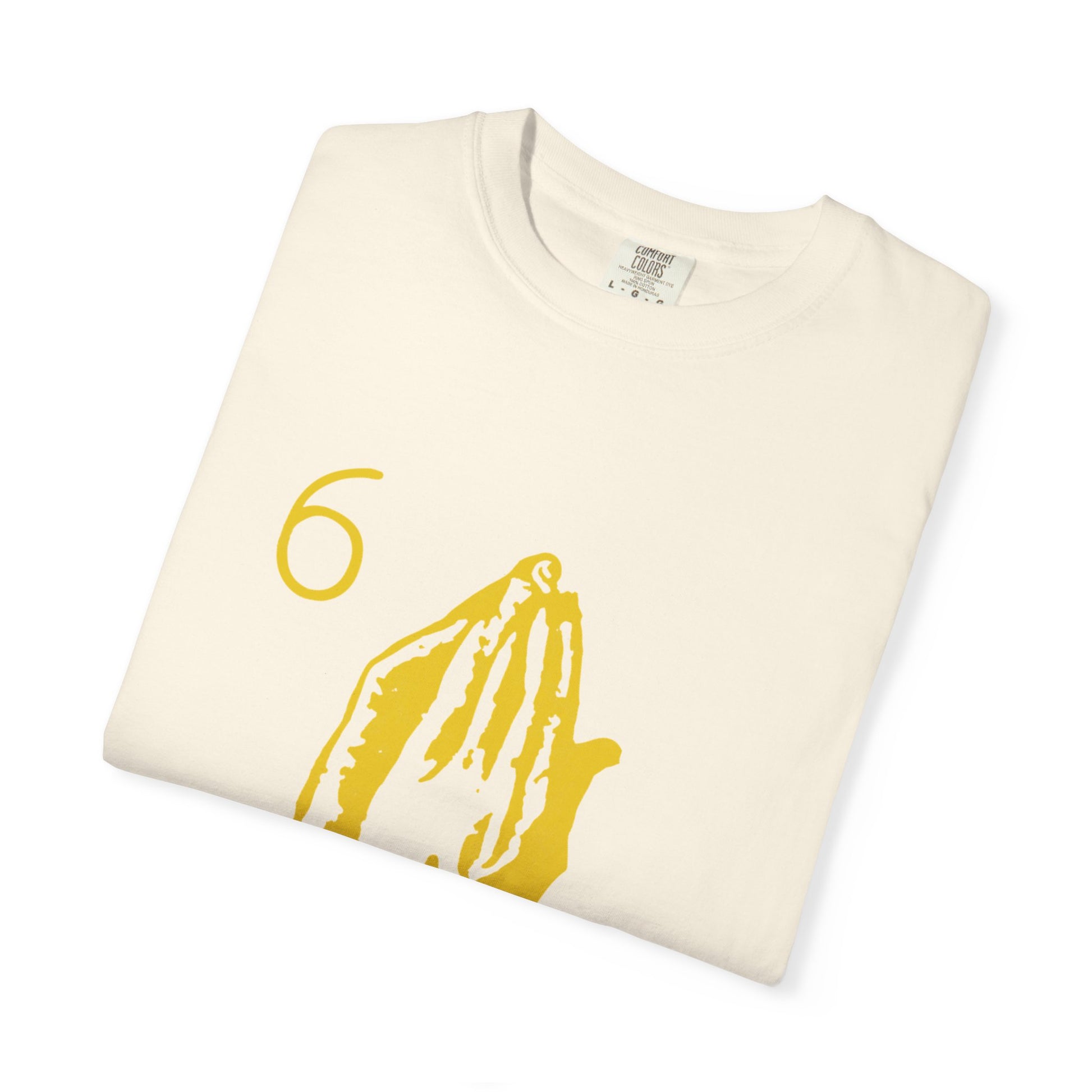 6 God Prayer Hands Dyed Tshirt Printify
