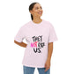 Bold “NOT” Statement Unisex Oversized Boxy Tee - snazzymerch