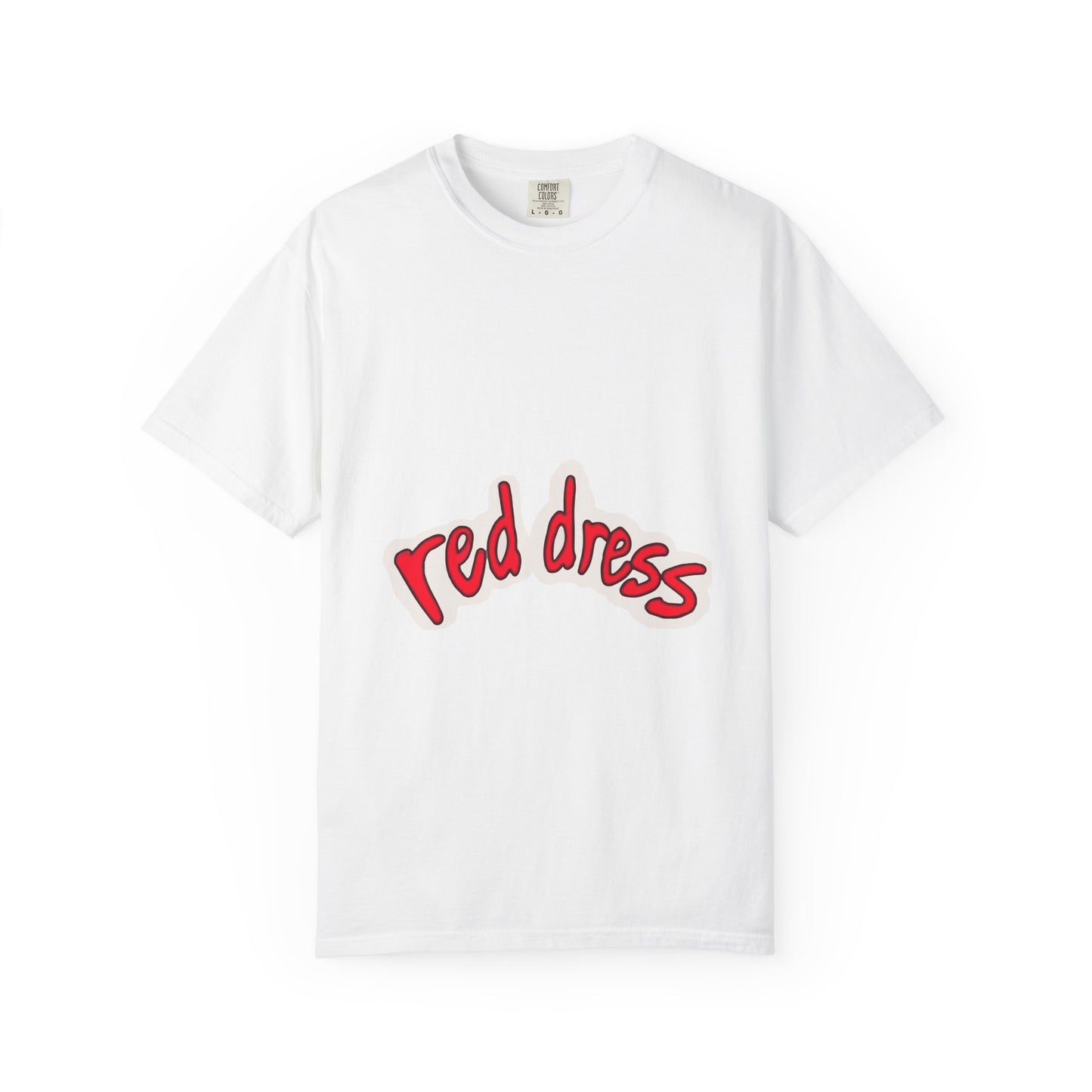 Red Dress Aesthetic Unisex Garment-Dyed T-shirt - snazzymerch