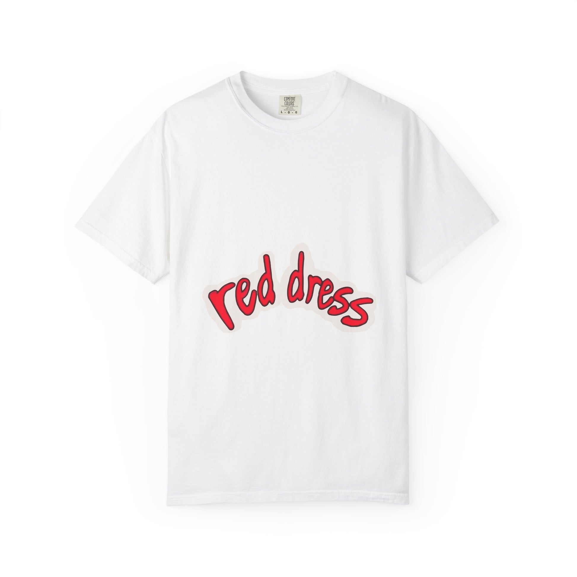 Red Dress Aesthetic Unisex Garment-Dyed T-shirt - snazzymerch