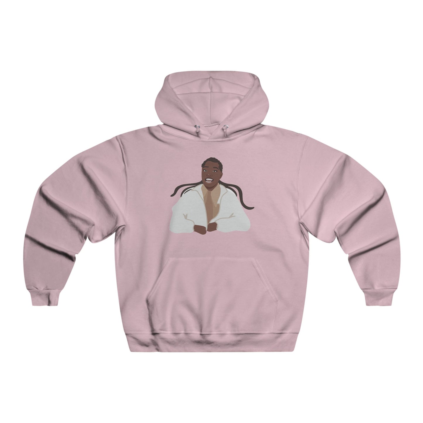 Vector Portrait Men's NUBLEND® Hooded Sweatshirt - snazzymerch