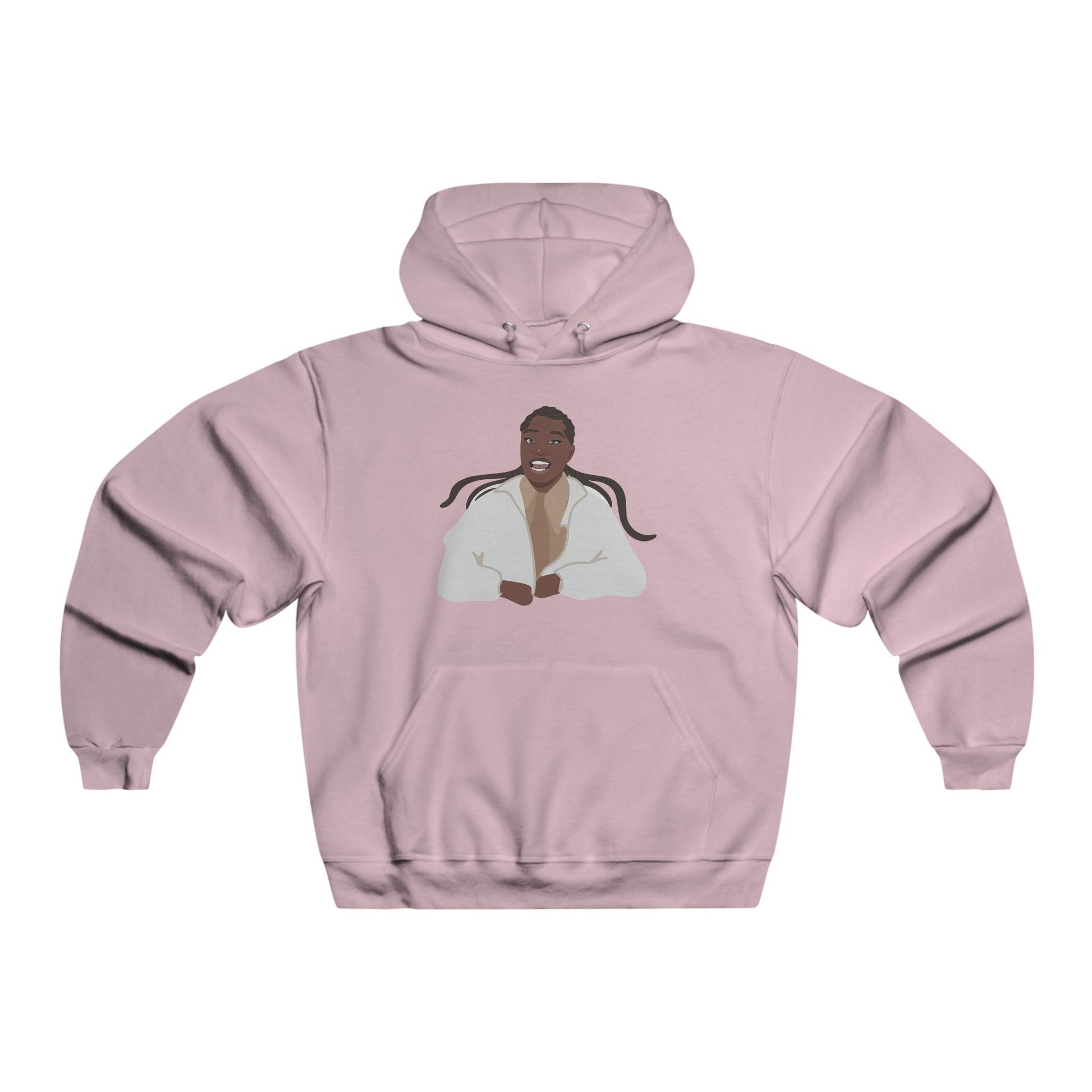 Vector Portrait Men's NUBLEND® Hooded Sweatshirt - snazzymerch