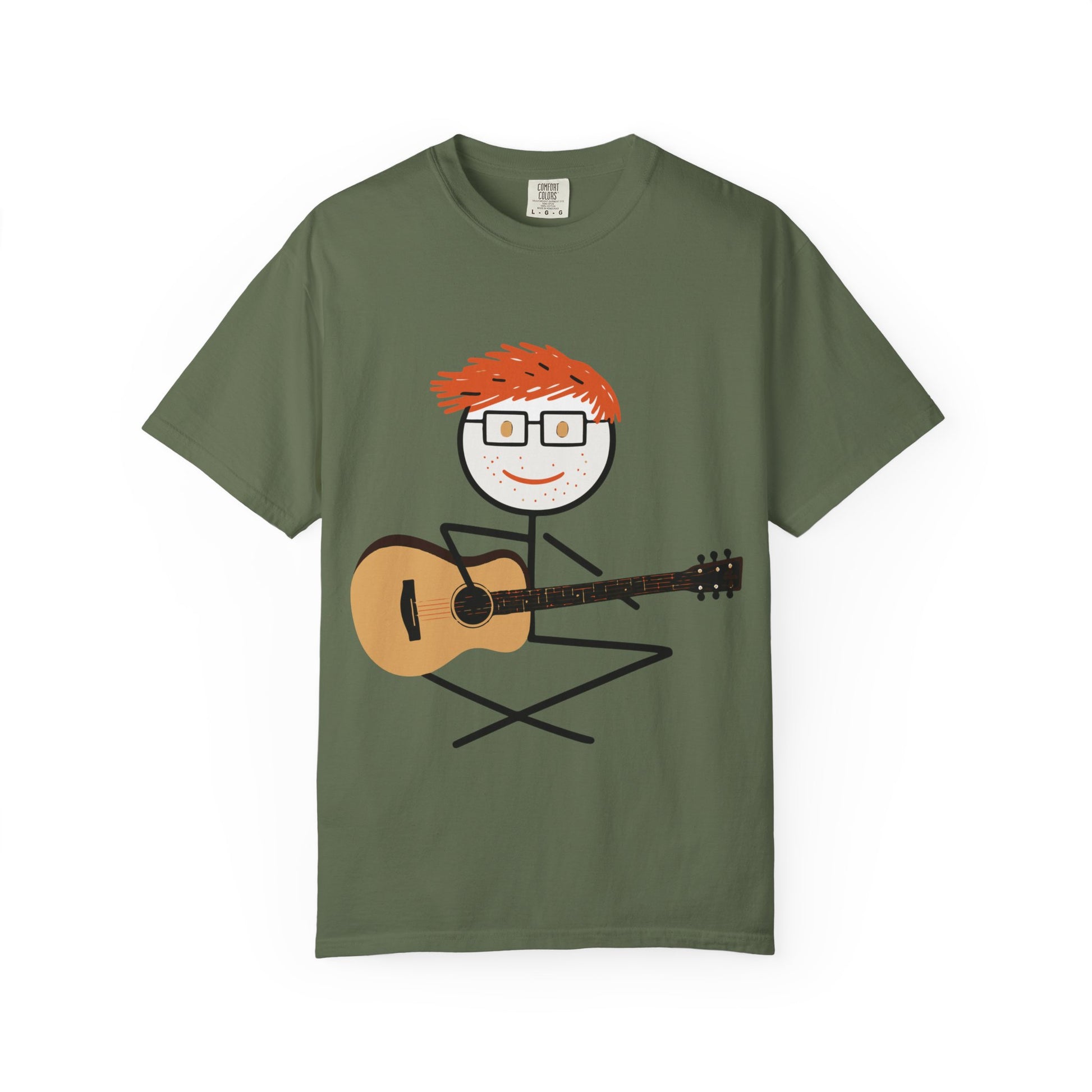 Ed Sheeran Guitar Dyed T-Shirt | Vintage Comfort