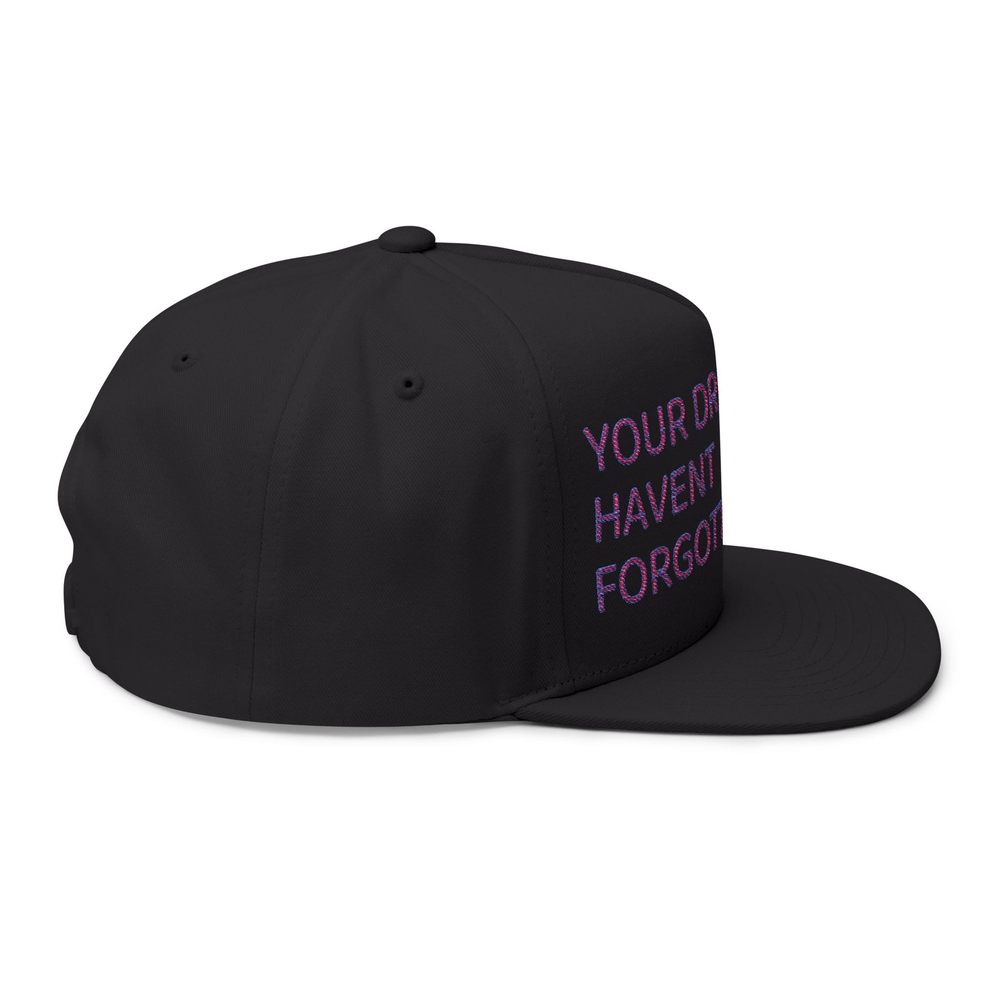 Your Dreams Haven’t Forgotten You Flat Bill Cap (Embroidery) - snazzymerch