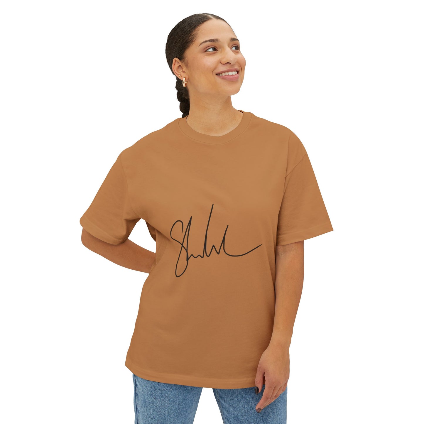 Outline Echo Unisex Oversized Boxy Tee Printify