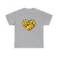 Loud Love Retro Heart Unisex Heavy cotton Tee Printify